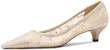 (Women) Lily Wei Mesh Stiletto 'Apricot Slip-On' J-099-a