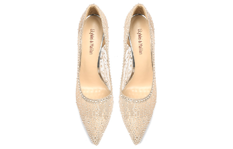 Lookbook (W) 릴리 웨이 메쉬 스틸레토 '애프리콧 슬립온' J-099-a