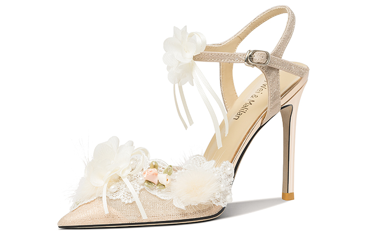 (Women) Lily Wei Mesh Stiletto 'Champagne Fashion' NN-420