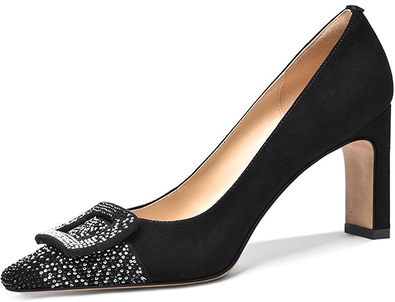 women-lily-wei-mule-high-heels-black-crystal-square-buckle-m1-079