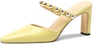 Buy (Women) Lily Wei One-Step Mules 'Mango Fragrance Gold Metal Heel' L-055