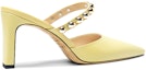 Order (Women) Lily Wei One-Step Mules 'Mango Fragrance Gold Metal Heel' L-055