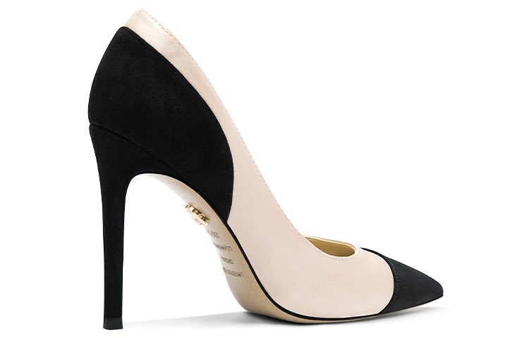 Order (W) 릴리 웨이 핑크 컬러블록 스틸레토 펌프스 NN-393