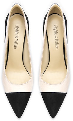 (Women) Lily Wei Oreo 'Pink Colorblock Stiletto Pumps' NN-393 Lookbook (Women) Lily Wei Oreo 'Pink Colorblock Stiletto Pumps' NN-393
