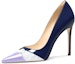 Sizing (W) Lily Wei Tumit Tinggi Kulit Berkilat 10cm 'Permata Minimalis' NN-491
