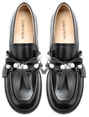 (W) 女性用 Pearl Beaded Bow ミュール 'ブラック' KF-005 KF-005 Shop (W) 女性用 Pearl Beaded Bow ミュール 'ブラック' KF-005 KF-005