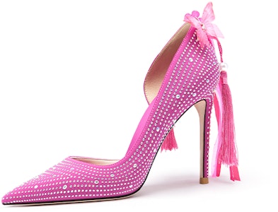 (W) Lily Wei Zapato de Punta Diamante 'Fucsia Rosa Tacón de Aguja' NN-469 Buy (W) Lily Wei Zapato de Punta Diamante 'Fucsia Rosa Tacón de Aguja' NN-469