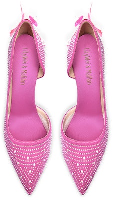 (Women) Lily Wei Pointed-Toe Diamond Slip-On 'Fuchsia Pink Stiletto' NN-469 Lookbook (Women) Lily Wei Pointed-Toe Diamond Slip-On 'Fuchsia Pink Stiletto' NN-469