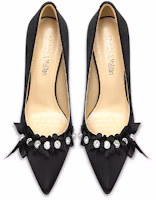 Lookbook (W) Lily Wei Punta Deslizante Tacón Aguja 10cm 'Negro Confort' NN-524