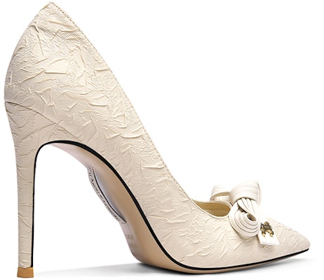 (Women) Lily Wei Pointed Toe Flat Mule 'Metallic Bow Nude' NN-216 Order (Women) Lily Wei Pointed Toe Flat Mule 'Metallic Bow Nude' NN-216