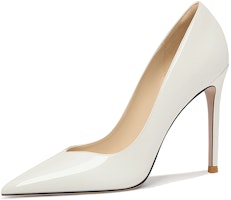 (Women) Lily Wei Pointed Toe Heels 'Patent Fashion Neutral' NN-509 (Women) Lily Wei Pointed Toe Heels 'Patent Fashion Neutral' NN-509