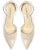 (W) Lily Wei Kasut Tumit Tinggi 10cm Runcing Mesh 'Champagne' NN-423