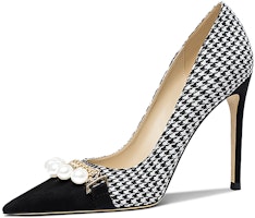 (Women) Lily Wei Pointed Toe Stiletto 'Houndstooth Snowstep' NN-428-a (Women) Lily Wei Pointed Toe Stiletto 'Houndstooth Snowstep' NN-428-a