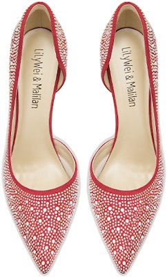 (W) (女性用)リリー・ウェイ ポインテッドトゥ スティレット 'ベルベットダイヤモンドレッド' NN-443 NN-443 Lookbook (W) (女性用)リリー・ウェイ ポインテッドトゥ スティレット 'ベルベットダイヤモンドレッド' NN-443 NN-443
