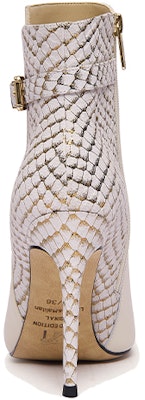 (Women) Lily Wei Pointed Toe Stiletto Ankle Boot 'Beige' X-061 Shop (Women) Lily Wei Pointed Toe Stiletto Ankle Boot 'Beige' X-061