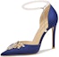 Buy (W) 莉莉薇10厘米尖头细跟鞋 '珍珠扣蓝色' NN-267