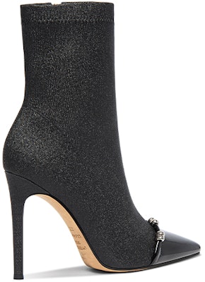 (Women) Lily Wei Pointed Toe Zipper Stiletto Ankle Boots 'Black' X-059 Details for (Women) Lily Wei Pointed Toe Zipper Stiletto Ankle Boots 'Black' X-059