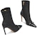 (W) Lily Wei But Zipper Bertumit Tinggi Hujung Runcing 'Hitam' X-059