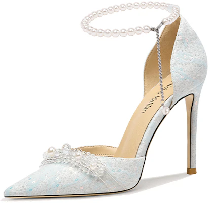 (W) Lily Wei PU 'Correa de Perlas Azules con Cuentas' NN-253 Buy (W) Lily Wei PU 'Correa de Perlas Azules con Cuentas' NN-253