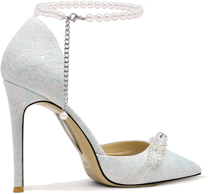 (W) Lily Wei PU 'Correa de Perlas Azules con Cuentas' NN-253 Order (W) Lily Wei PU 'Correa de Perlas Azules con Cuentas' NN-253