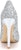 (W) Lily Wei PU Tumit Tinggi 10cm 'Stiletto Slip-On Perak Berkilau' NN-056