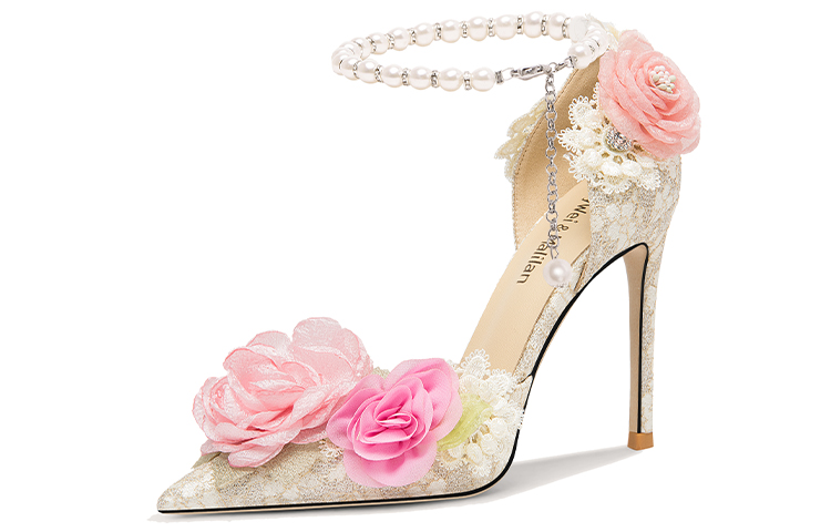 Buy (W) 릴리웨이 샴페인 스틸레토 힐 (Lily Wei Champagne Stiletto Heel) NN-401