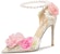 (W) Lily Wei PU Tumit Tinggi 'Stiletto Champagne' NN-401
