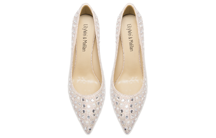 Lookbook (W) 릴리웨이 핑크 크리스탈 스틸레토 힐
```
(Lily Wei Pink Crystal Stiletto Heel)
``` NN-465