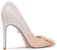 (Women) Lily Wei PU Pearl Sequin Side Cut Slip-On Stiletto 'Orange Pink Gradient' NN-531