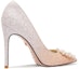 Order (Women) Lily Wei PU Pearl Sequin Side Cut Slip-On Stiletto 'Orange Pink Gradient' NN-531