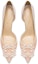 Lookbook (Women) Lily Wei PU Pearl Sequin Side Cut Slip-On Stiletto 'Orange Pink Gradient' NN-531