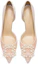 Lookbook (Women) Lily Wei PU Pearl Sequin Side Cut Slip-On Stiletto 'Orange Pink Gradient' NN-531