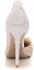 Shop (Women) Lily Wei PU Pearl Sequin Side Cut Slip-On Stiletto 'Orange Pink Gradient' NN-531