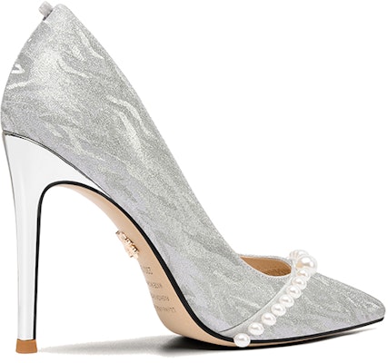 (W) 릴리 웨이 진주 스틸레토 힐 "실버 스파클" (Lily Wei pearl stiletto heels "Silver Sparkle") NN-064 Lookbook (W) 릴리 웨이 진주 스틸레토 힐 "실버 스파클" (Lily Wei pearl stiletto heels "Silver Sparkle") NN-064