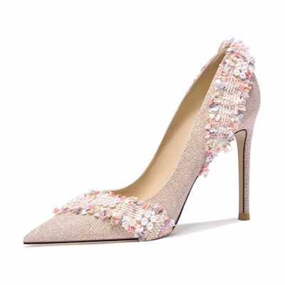 (W) Lily Wei PU Slip-On 'Rose Gold'