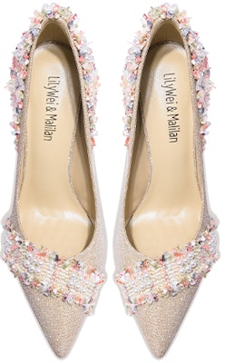 (W) Lily Wei PU Slip-On 'Rose Gold' Wanita NN-239 Lookbook (W) Lily Wei PU Slip-On 'Rose Gold' Wanita NN-239
