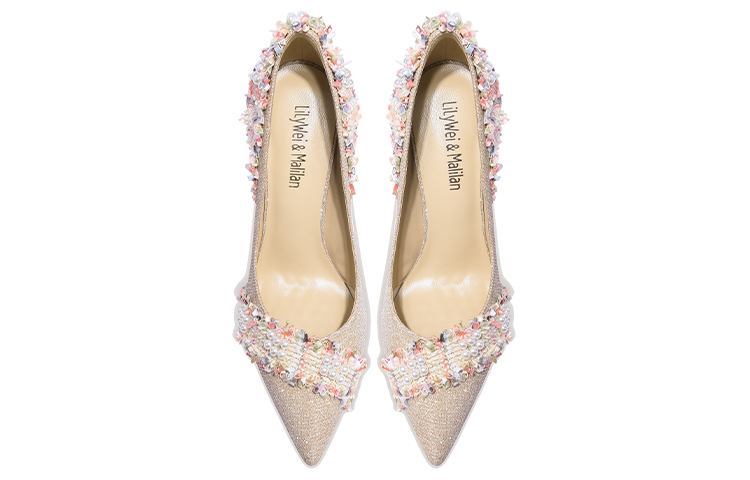 Lookbook (W) (女性用) リリー・ウェイ PU スリップオン 'ローズゴールド' NN-239 NN-239