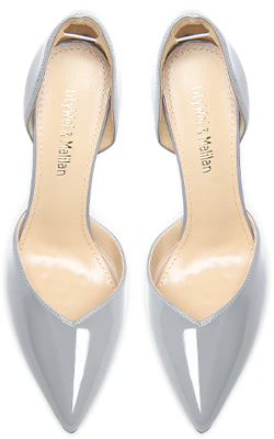 Lily Wei 漆皮 純色中空便鞋 細跟 高跟鞋 10cm 女款 Lookbook Lily Wei 漆皮 純色中空便鞋 細跟 高跟鞋 10cm 女款