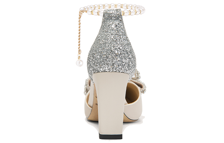 Shop (W) Lily Wei Kasut Tumit Tinggi 'Bersinar Champagne' L-050