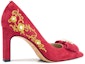 Order (W) Kasut Tumit Tinggi Bow Merah Lily Wei 'Yuan Ding Jin Sheng' M1-100