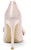 (W) Lily Wei Satin Tumit Tinggi Slip-On 'Champagne Pink Crystal Bow' NN-119