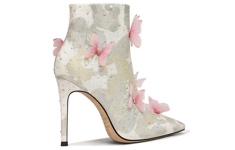 (W) Lily Wei Short Boot 'Pink Crystal Bow' 圖 2