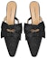 Lookbook (W) Sandal Tumit Slide Lily Wei dengan Reben 'Beludru Hitam' L-018