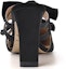 Shop (W) Sandal Tumit Slide Lily Wei dengan Reben 'Beludru Hitam' L-018