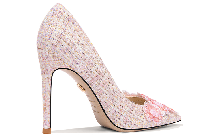 Order (Women) Lily Wei Slip-On 'Pink Floral Knit' NN-525