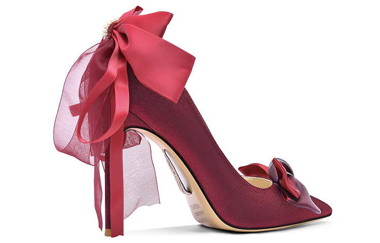 Order (W) Lily Wei Sin Cordones 'Lazo Perla Roja' NN-205