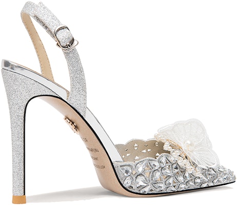 (W) (女性用) リリー・ウェイ スリッポン「シルバーフローラルカットアウトスティレット」NN-337 NN-337 Order (W) (女性用) リリー・ウェイ スリッポン「シルバーフローラルカットアウトスティレット」NN-337 NN-337