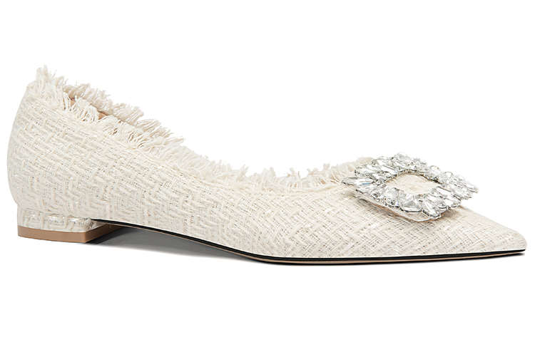 (W) Lily Wei Slip-On Flat 'Moonlight Fabric with Rhinestones' 圖 2