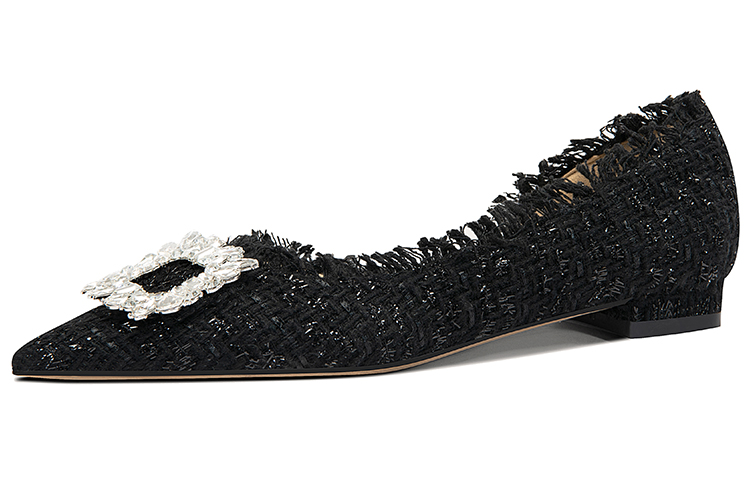 (W) Lily Wei Slip-On Flat 'Moonlight Fabric with Rhinestones' 圖 5