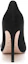 Shop (W) Lily Wei Tacones Sin Cordones 'Negro Ante con Lazo de Cristales' NN-543